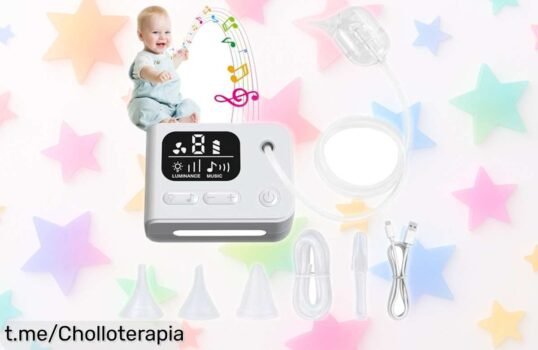 Despeja la congestión de tu bebé con el aspirador nasal eléctrico Bestcool, ¡un chollazo que cuida su bienestar y lo hace sonreír!