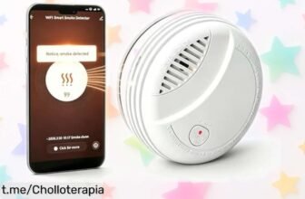 Detector de humo WiFi Tuya con alarma potente y avisos al móvil: ¡rebajado, ideal para cuidar a tu familia! Aprovecha este super chollo antes que se acabe.