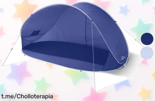 Disfruta del verano con la tienda de playa CRIVIT: montaje exprés y protección solar a un precio de escándalo que hará sonreír a los peques. ¡No te quedes sin ella!