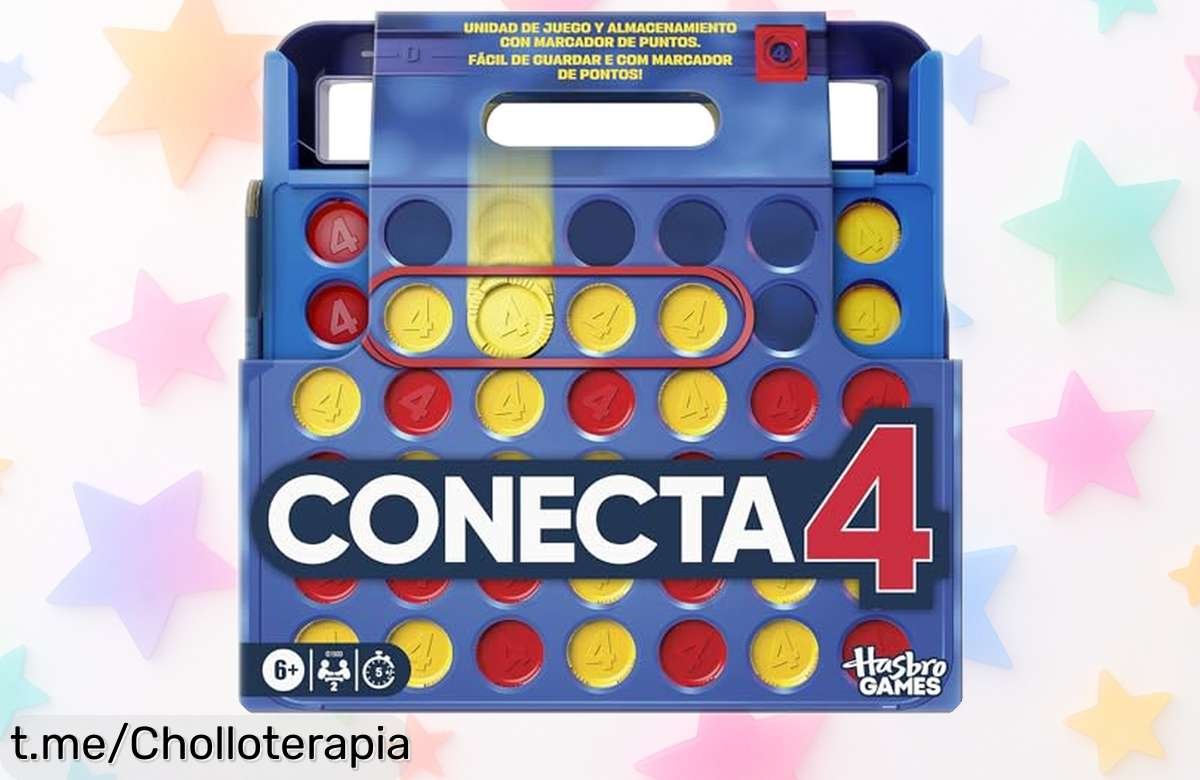 Disfruta en familia con el juego Conecta 4 de Hasbro, ¡rebajado y listo para hacerte vivir horas de diversión! Atrévete a coronar al campeón.