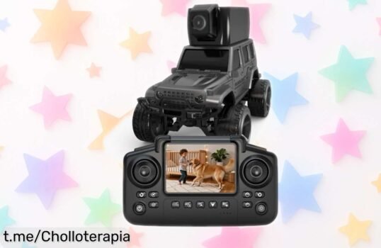 Divertido coche teledirigido 1:64 con cámara y pantalla LCD, rebajado a precio loco para que disfrutes de aventuras únicas en casa o el parque. ¡No dejes pasar esta oferta!