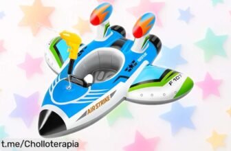 Divertido flotador infantil con pistola de agua para disfrutar a lo grande en la piscina: ¡juegos seguros y risas aseguradas! Date prisa, esta oferta es única.