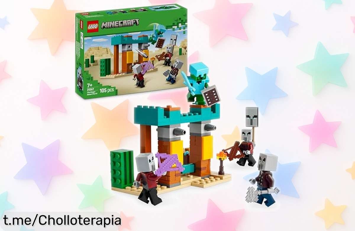 Diviértete con el set de LEGO Minecraft La Patrulla del Desierto y crea aventuras épicas a un precio loco, ¡no te quedes sin tu súper chollo para los fans del videojuego!