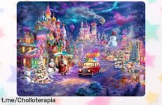 Diviértete montando en familia el increíble puzzle Nattork de 1000 piezas con castillo navideño, ¡un precio de ganga que alegrará tus días festivos!