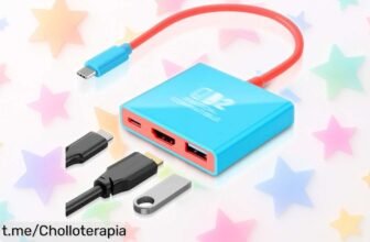 Dock USBC para Switch 2, Switch OLED y Steam Deck con HDMI 4K: ¡rebajado a un precio loco para disfrutar tus juegos en pantalla grande sin preocuparte por la carga!
