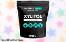 Edulcorante natural de xilitol Nature Diet para endulzar tus recetas con muy pocas calorías y un precio loco que no puedes dejar escapar, ¡aprovéchalo ya!
