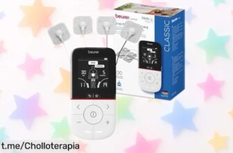 Electroestimulador TENS/EMS 3 en 1 Beurer EM 56: precio rebajado para aliviar el dolor y activar tus músculos. ¡Llévatelo ya, no dejes pasar esta oportunidad que te hará sentir mejor!