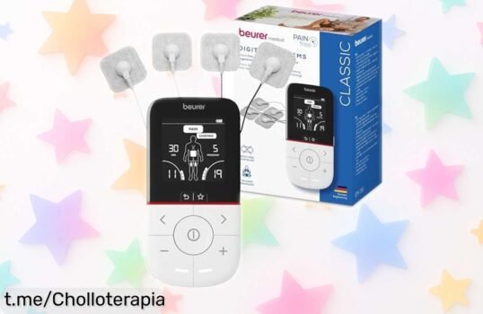 Electroestimulador TENS/EMS 3 en 1 Beurer EM 56: precio rebajado para aliviar el dolor y activar tus músculos. ¡Llévatelo ya, no dejes pasar esta oportunidad que te hará sentir mejor!
