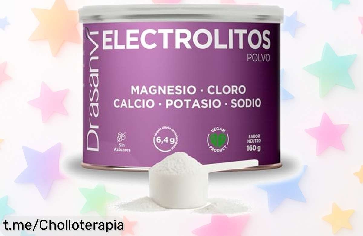 Electrolitos en polvo sabor neutro Drasanvi: Super chollo para hidratarte y reducir el cansancio sin azúcar, ¡no dejes pasar esta oferta que te hará sentir como nuevo!