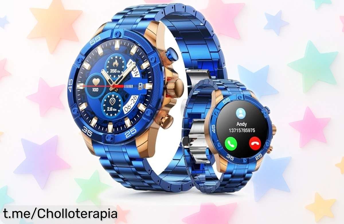 Elegante reloj inteligente OHUGNA 1.54 con Bluetooth, monitor de salud y control deportivo: super chollo para tener todo en tu muñeca ¡aprovecha esta oferta única ya!