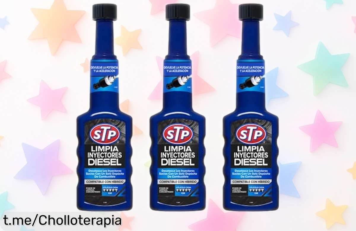 Eliminador de depósitos diésel STP, pack de 3 dosis con rebaja increíble que mejora la potencia del motor y ahorra combustible. ¡No dejes pasar este ofertón para cuidar tu coche!