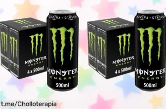 Energía al máximo con 2 Packs de Monster Energy Original, ¡lleva tu segunda unidad a mitad de precio y asegura tu reserva para esos días que lo piden todo!