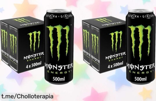 Energía al máximo con 2 Packs de Monster Energy Original, ¡lleva tu segunda unidad a mitad de precio y asegura tu reserva para esos días que lo piden todo!