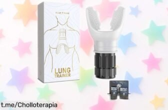 Entrenador pulmonar Blue Rose con resistencia ajustable a precio loco, mejora tu respiración y despeja la mucosidad ¡No dejes pasar esta oportunidad única y respira mejor ya!