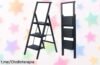 Escalera plegable UZIRO de 3 peldaños a un precio de ganga que te ayuda a alcanzar todo lo alto en casa y la oficina: no dejes pasar esta oportunidad increíblemente ligera y segura.