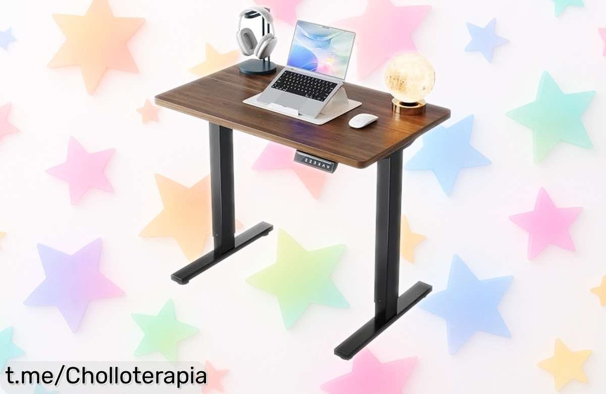 Escritorio eléctrico HUANUO que se ajusta a tu altura y transforma tus horas de trabajo en pura energía, ¡aprovecha ahora su caída de precio!