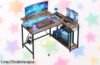Escritorio en L Bestier con luces LED y USB: aprovecha este chollazo para transformar tu espacio pequeño. ¡No dejes pasar esta oferta que acabará pronto!