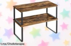 Especiero de cocina extensible pack 2 SONGMICS ideal para ordenar botes y latas; aprovecha la oferta que no volverá. ¡Conviértete en el rey de la organización ya!