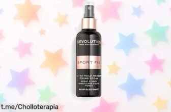 Espray fijador de maquillaje Sport Fix de Makeup Revolution, nunca visto: mantén tu look impecable todo el día y hasta en entrenamientos. ¡Llévate este chollazo antes que se agote!