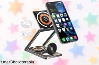 Estación de carga 3 en 1 para iPhone, Apple Watch y AirPods: el chollo que traes a casa te mantiene conectado mientras disfrutas de tus momentos favoritos. ¡No te lo pierdas!