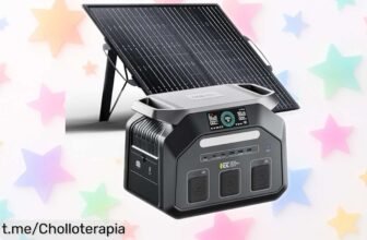 Estación de energía portátil IEE P1800 con panel solar: potencia brutal y recarga rápida a un precio loco que te dará tranquilidad para tus aventuras. ¡No la dejes escapar!