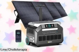 Estación de energía portátil IEE P3200: ¡super chollo con panel solar y 16 puertos! Energía rápida en tus aventuras, no dejes pasar esta oferta espectacular.