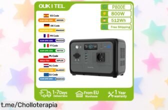 Estación de energía portátil OUKITEL P800E con 800W: luz en casa y camping a precio loco, ¡aprovecha este chollo antes de que desaparezca!