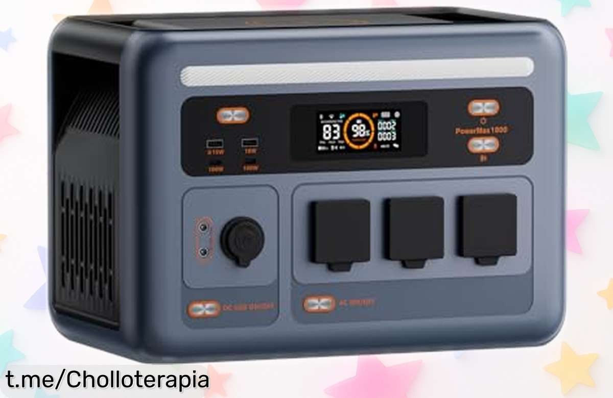Estación de energía portátil PowerMax 1800SE: carga rápida, 11 salidas y control desde el móvil ¡no pierdas la oportunidad de tener electricidad donde quieras!
