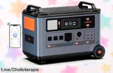 Estación de energía portátil PowerMax 6000: respaldo total para tu casa con carga rapidísima, ¡no te quedes sin energía y aprovecha este chollazo impresionante ya!