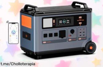 Estación de energía portátil PowerMax 6000: respaldo total para tu casa con carga rapidísima, ¡no te quedes sin energía y aprovecha este chollazo impresionante ya!