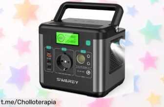 Estación de energía portátil SWAREY S160: ¡chollazo para que nunca te falte luz ni batería en tus escapadas y emergencias! Aprovecha este precio increíble antes de que se acabe.
