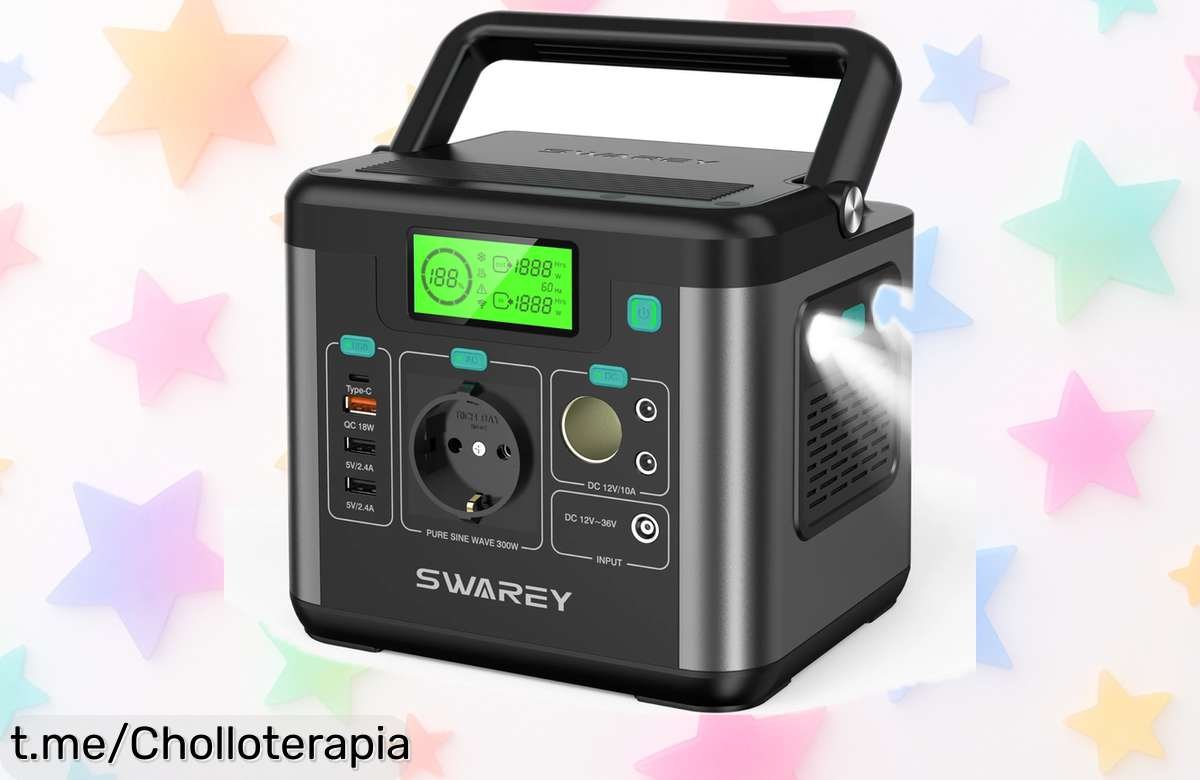 Estación de energía portátil SWAREY S160: ¡chollazo para que nunca te falte luz ni batería en tus escapadas y emergencias! Aprovecha este precio increíble antes de que se acabe.