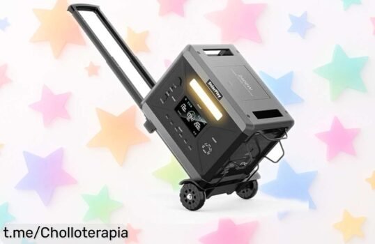 Estación de energía portátil SolarPlay Q2501+TC a precio loco: Carga tus dispositivos donde quieras y aprovecha este chollazo increíble antes que se agote. ¡Es tu momento!