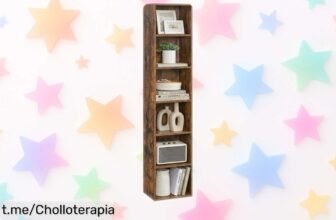 Estantería de 6 niveles VASAGLE para organizar tus libros y decoraciones a un precio de ganga, ¡aprovecha ahora antes que se agoten!