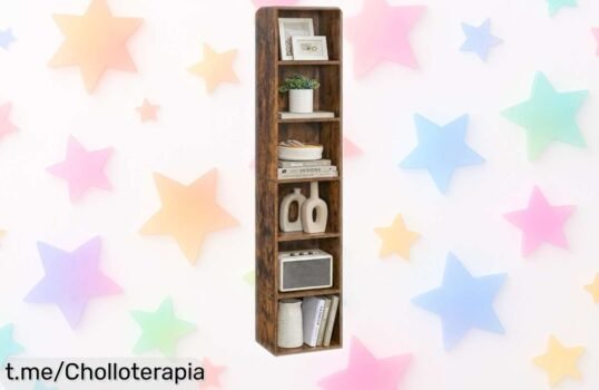 Estantería de 6 niveles VASAGLE para organizar tus libros y decoraciones a un precio de ganga, ¡aprovecha ahora antes que se agoten!