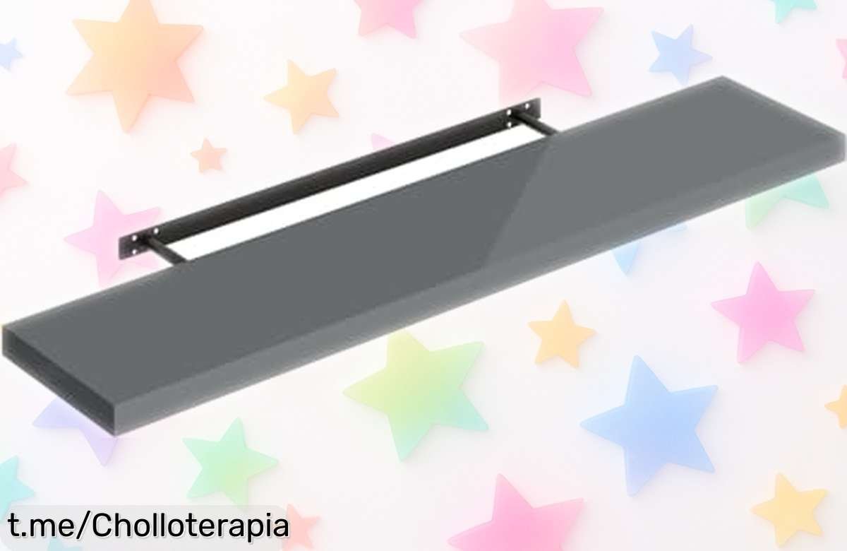 Estantería flotante WOLTU a precio loco, resistente y fácil de instalar: ¡ordena tu hogar ya y disfruta del espacio que te mereces!