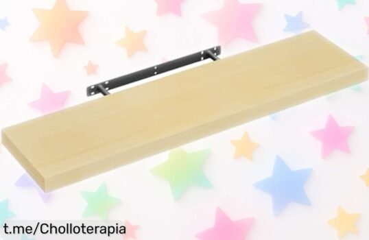 Estantería flotante WOLTU de 90 cm, el chollazo que organiza tu hogar y embellece tu espacio sin ocupar ni un centímetro más. ¡Conseguirla es aprovechar al máximo cada rincón!