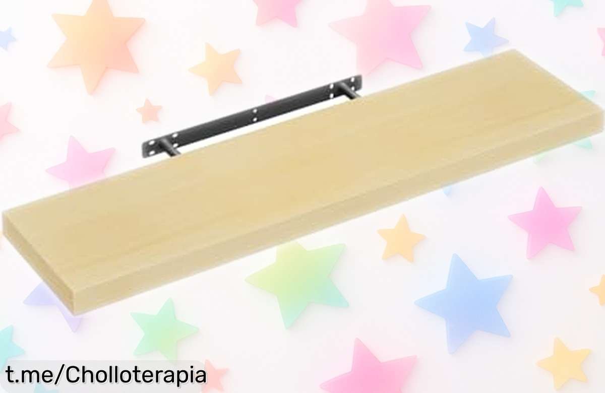 Estantería flotante WOLTU de 90 cm, el chollazo que organiza tu hogar y embellece tu espacio sin ocupar ni un centímetro más. ¡Conseguirla es aprovechar al máximo cada rincón!