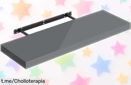 Estantería flotante blanca WOLTU Blada: aprovechamiento total de tu pared, soporta 15 kg y es un chollazo para ordenar cualquier habitación. ¡Hazla tuya antes que desaparezca!