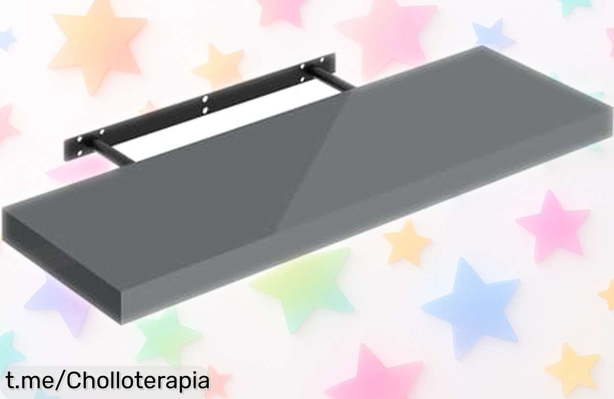 Estantería flotante blanca WOLTU Blada: aprovechamiento total de tu pared, soporta 15 kg y es un chollazo para ordenar cualquier habitación. ¡Hazla tuya antes que desaparezca!