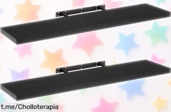 Estanterías flotantes LOLAhome Set de 2, ¡rebajadas! Organiza tu espacio con estilo a un precio increíble que no podrás dejar pasar. Dale vida a tus paredes y deslumbra hoy mismo.