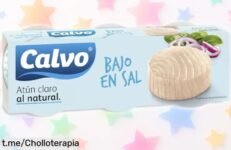 Exquisitas latas de atún claro Calvo: llévate 3 packs por el precio de 2 y disfruta del sabor y la calidad que merece tu mesa, pero date prisa, ¡esta oferta no espera a nadie!
