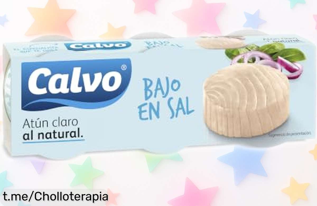 Exquisitas latas de atún claro Calvo: llévate 3 packs por el precio de 2 y disfruta del sabor y la calidad que merece tu mesa, pero date prisa, ¡esta oferta no espera a nadie!