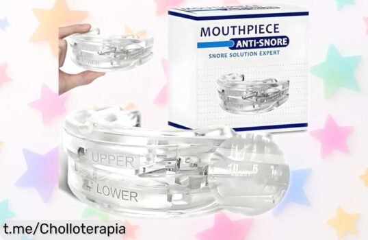 Férula antirronquidos ajustable para dormir mejor y eludir molestias en tu noche a un precio de ganga: ¡no dejes pasar esta oportunidad única para descansar como te mereces!