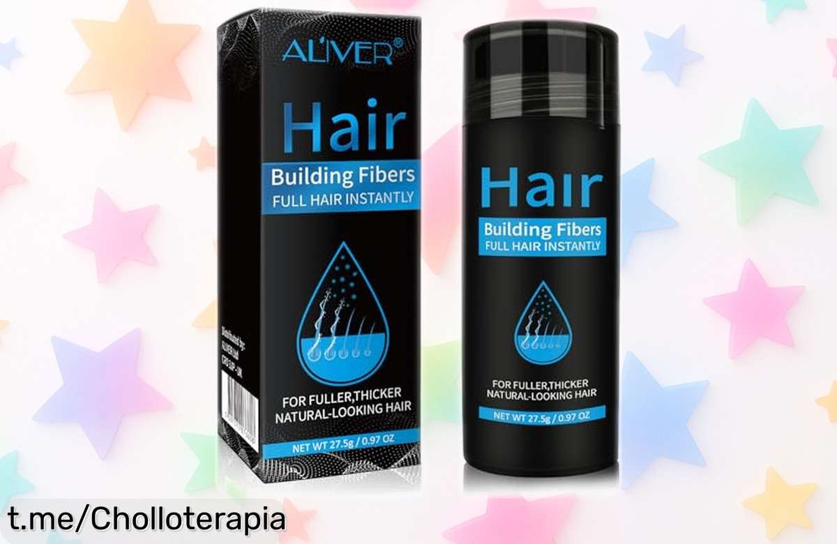 Fibras capilares en spray que transforman tu cabello en 15 segundos: ¡un chollazo para disimular el pelo fino y lucir una melena espectacular! No dejes pasar esta oportunidad.