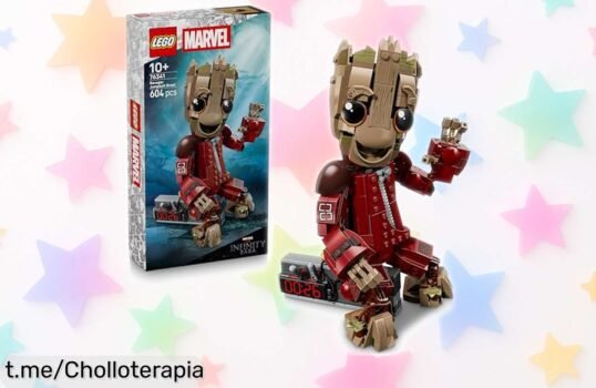 Figura articulada de Groot con traje de Saqueador, LEGO Marvel 76341: ¡Descuentazo único para los fans! No te quedes sin el tuyo y transforma tus momentos en pura diversión.