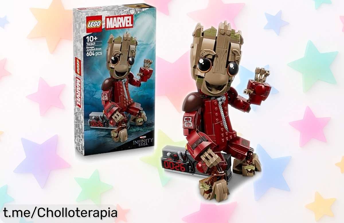 Figura articulada de Groot con traje de Saqueador, LEGO Marvel 76341: ¡Descuentazo único para los fans! No te quedes sin el tuyo y transforma tus momentos en pura diversión.