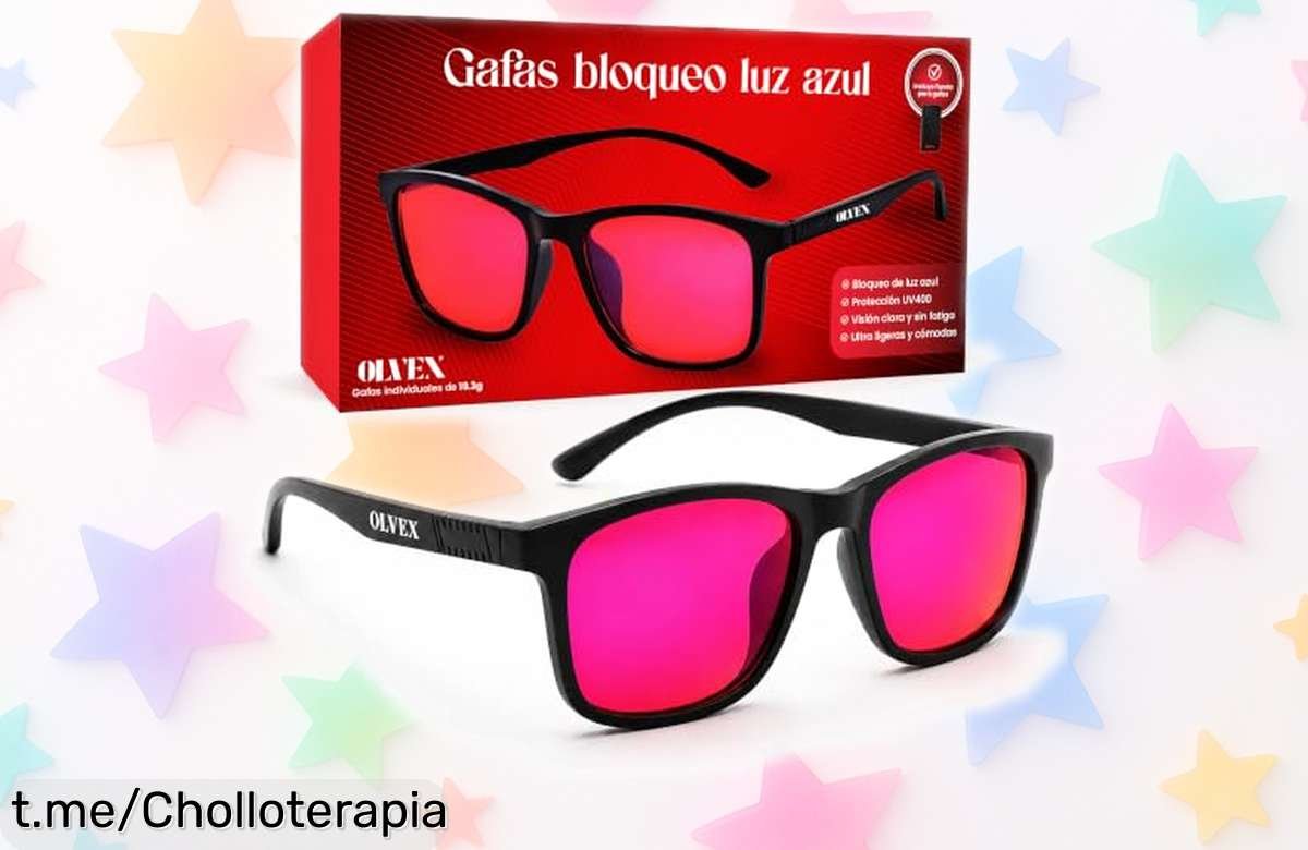 Gafas OLVEX que bloquean la luz azul y protegen tus ojos de forma increíble: ¡un precio de ganga que no querrás dejar pasar!