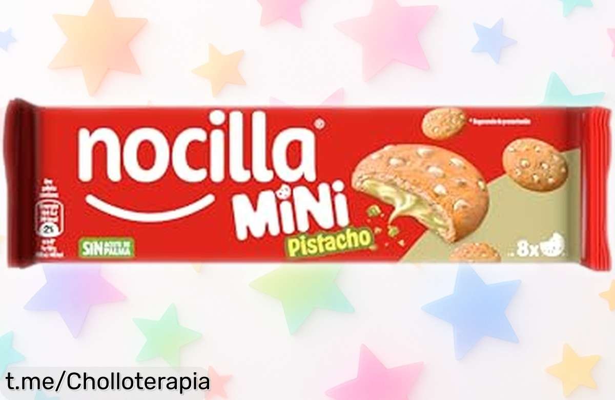 Galletas rellenas de crema de pistacho Nocilla Mini, crujientes y cremosas que no puedes dejar escapar a un precio espectacular ¡Date ese capricho ahora mismo!