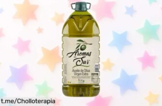 Garrafa de aceite de oliva virgen extra Aromas del Sur de 5 litros, ¡ahora a precio de ganga para que cocines con sabor auténtico y llenes tu despensa ya!